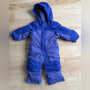 L.L. Bean Baby Cold Buster Snowsuit - Purple 12-18M